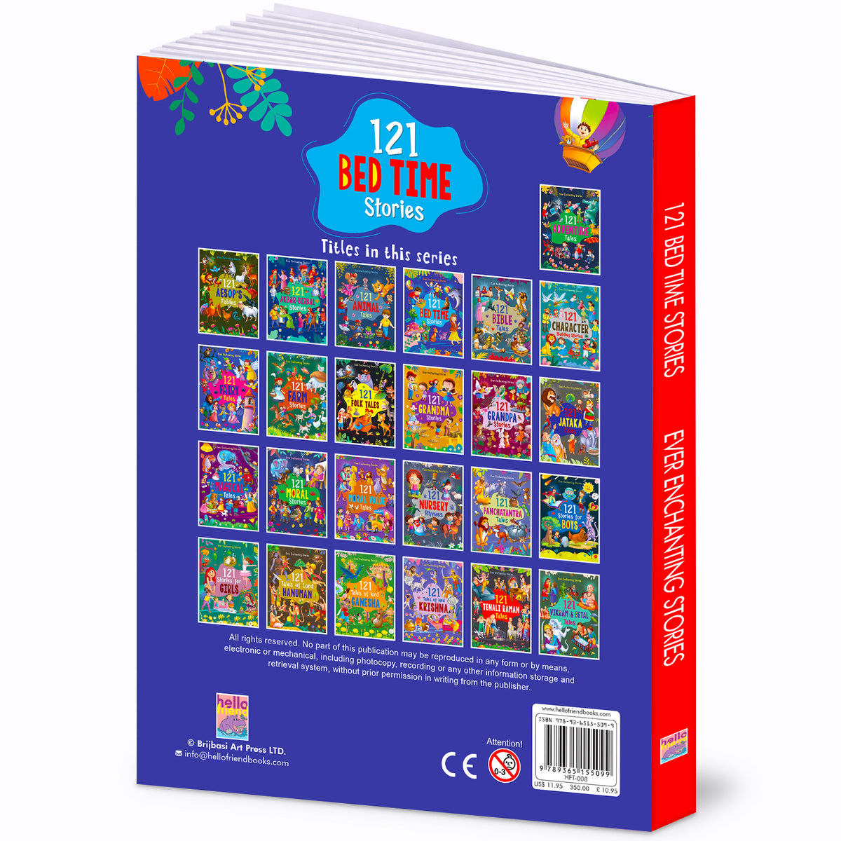 121 Bedtime Traditional Stories | Illustrated Story Book for Kids
