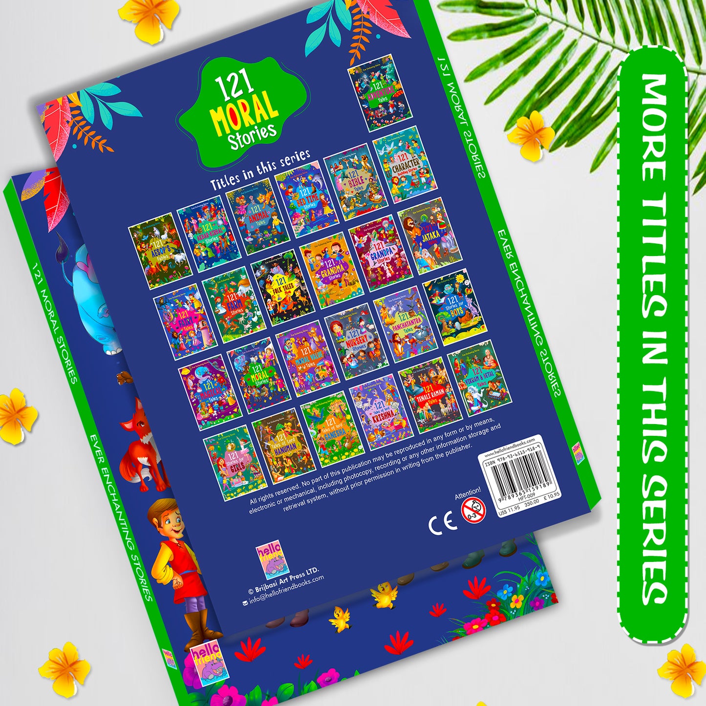 121 Moral Stories | Illustrated Bedtime Stories with Valuable Life Lessons for Kids