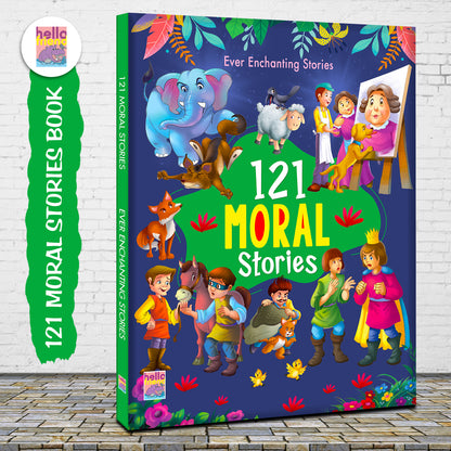121 Moral Stories | Illustrated Bedtime Stories with Valuable Life Lessons for Kids