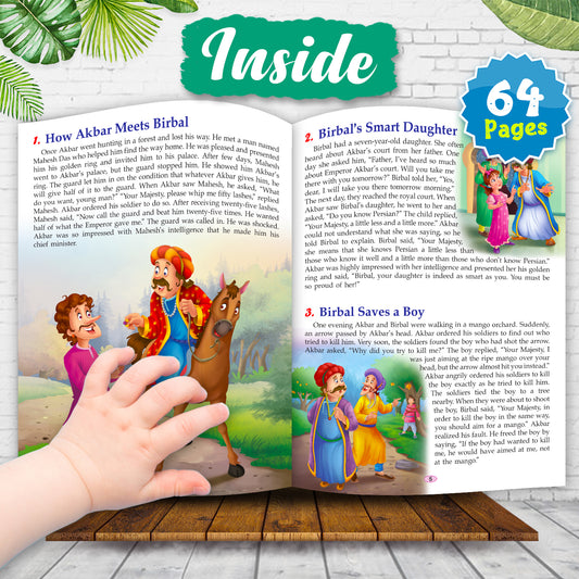 121 Akbar & Birbal Stories - Attractive Illustrations