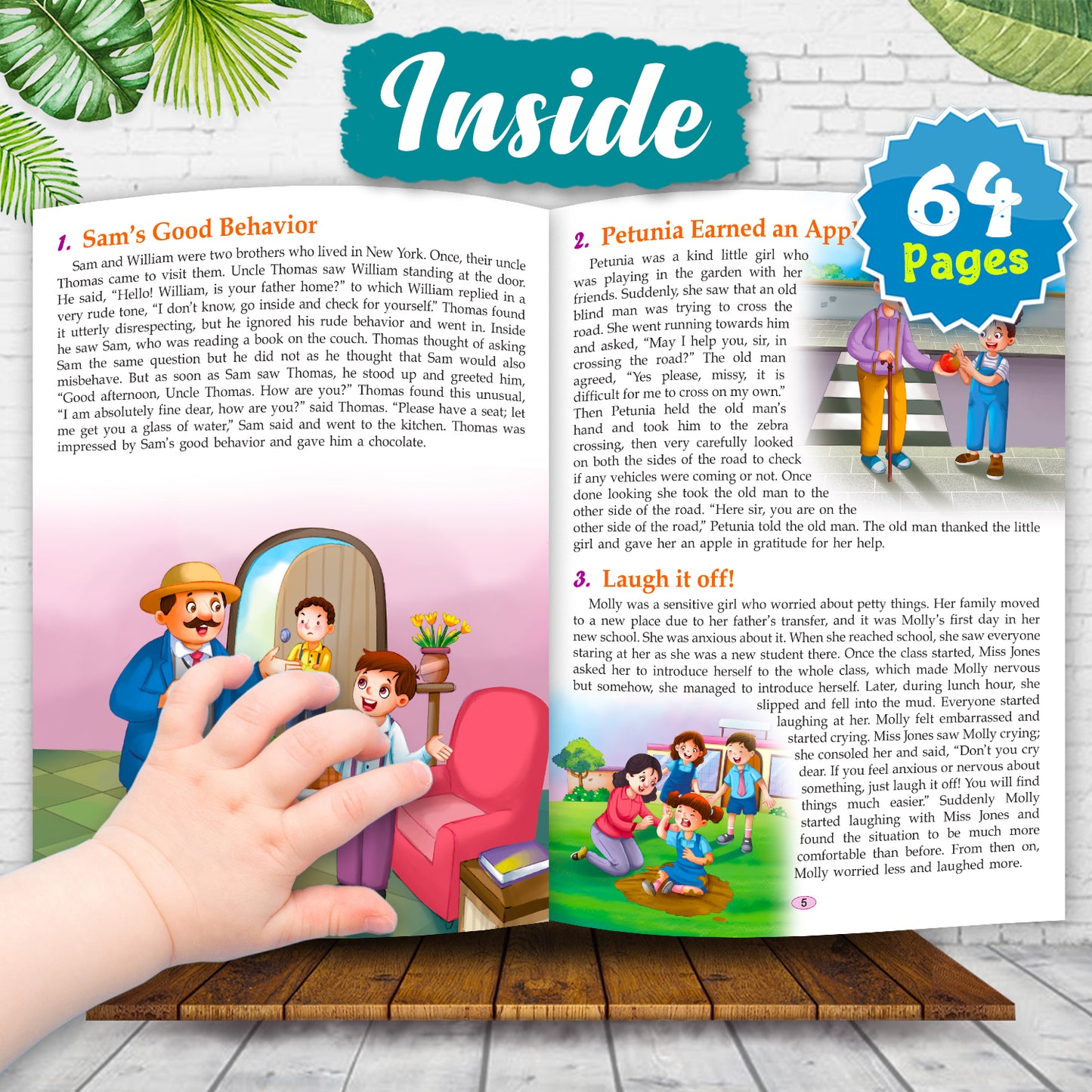121 Character Building Stories - Attractive Illustrations