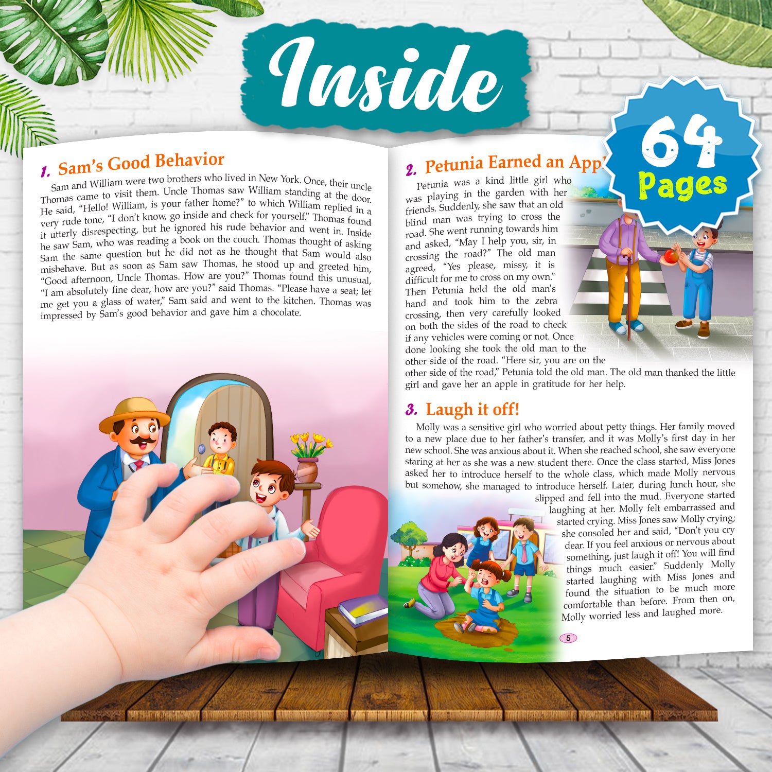 121 Character Building Stories - Attractive Illustrations