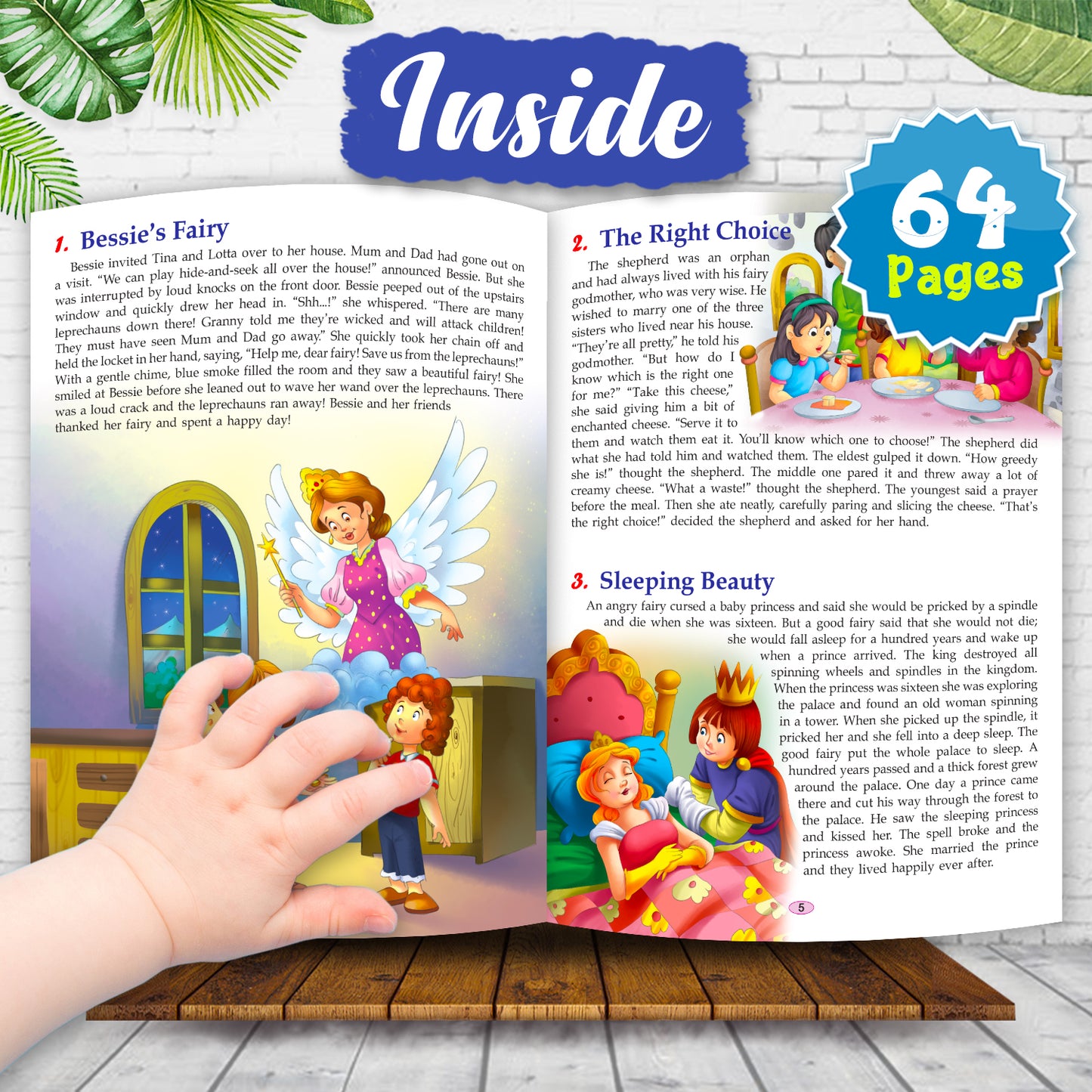 121 Fairy Tales - Attractive illustrations with child reading