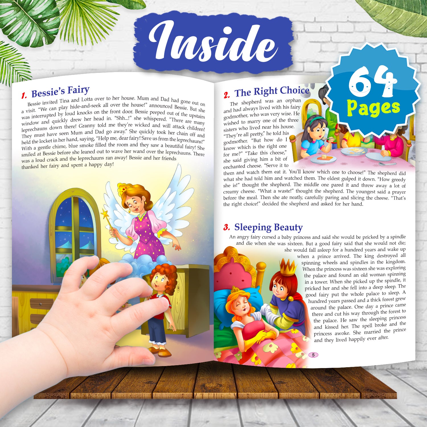 121 Fairy Tales - Attractive illustrations with child reading