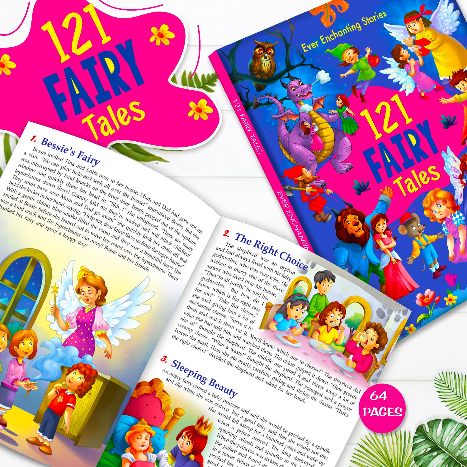 121 Fairy Tales - Back cover 3D view with titles in series