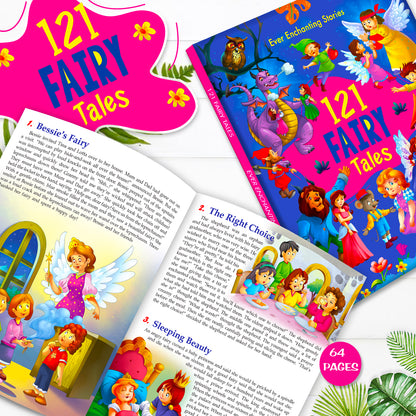 121 Fairy Tales - Back cover 3D view with titles in series