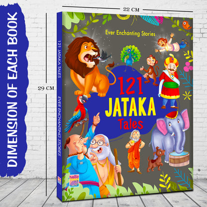 121 Jataka Tales - Front cover flat lay