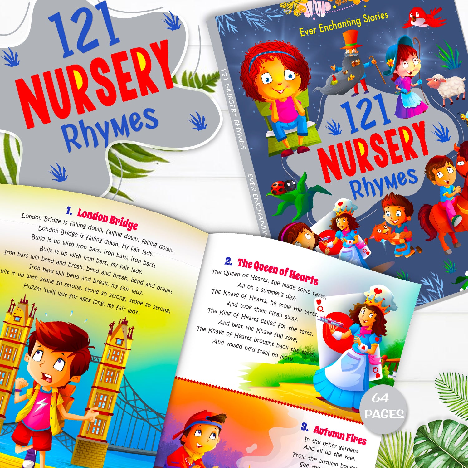 121 Nursery Rhymes - Cover Angle 2