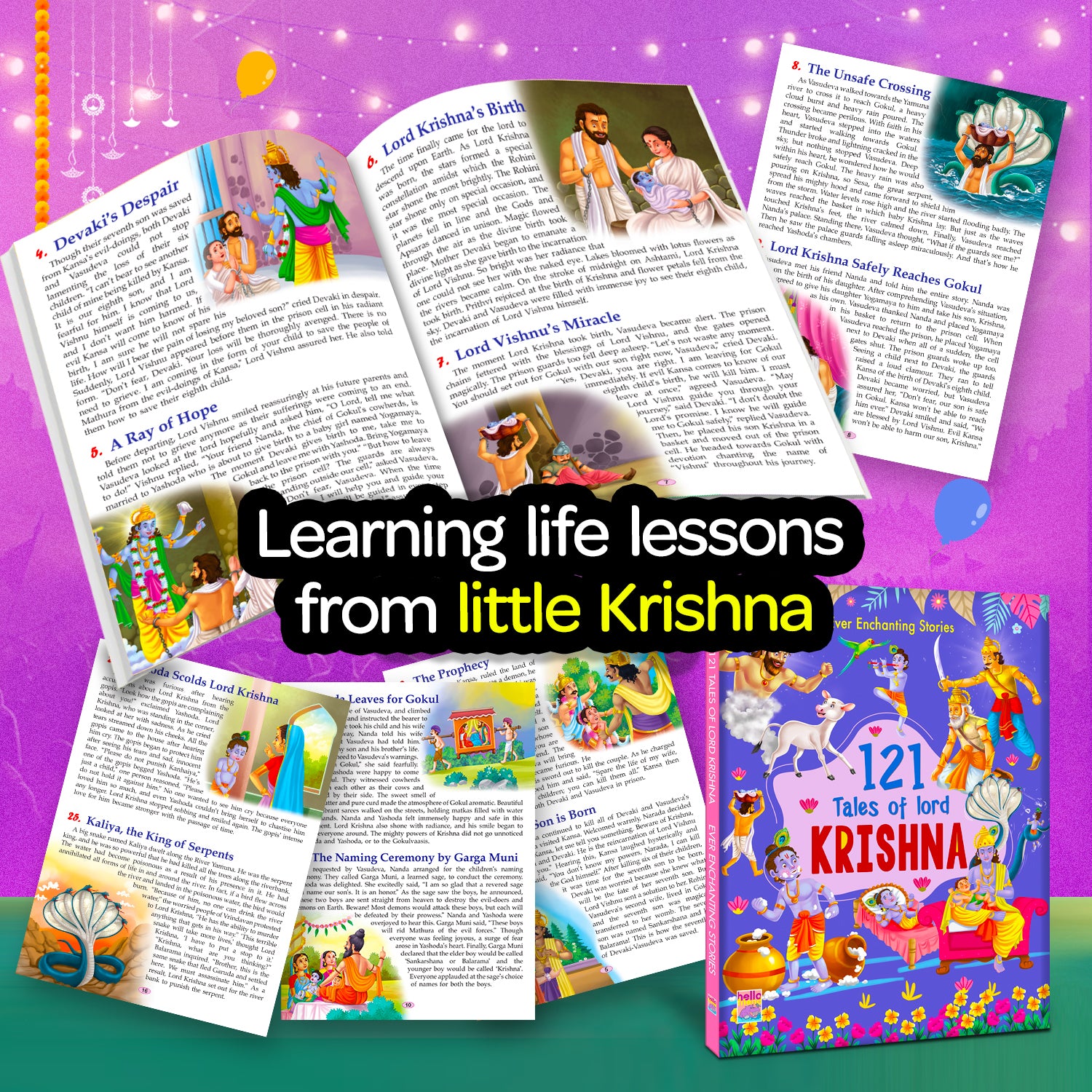 121 Tales of Lord Krishna - Inside Pages 2