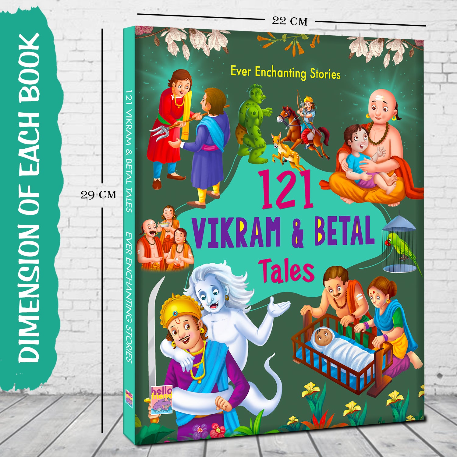 121 Vikram & Betal Tales - Front cover flat lay