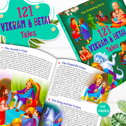 121 Vikram & Betal Tales - Inside pages 64 pages reading spread