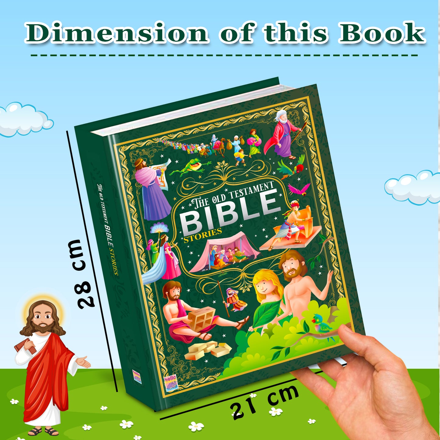 The Old Testament Bible Stories | Illustrated Bible Story Book for Kids | Christian Religious Book