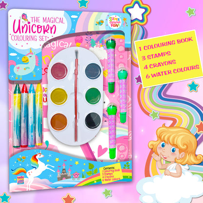 The magical unicorn colouring set