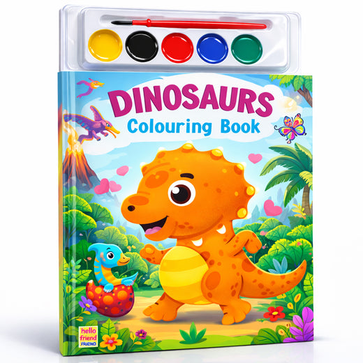Dinosaurs Colouring Book | Dinosaur Coloring Activity Book for Kids | Creative Learning & Fun Coloring Book