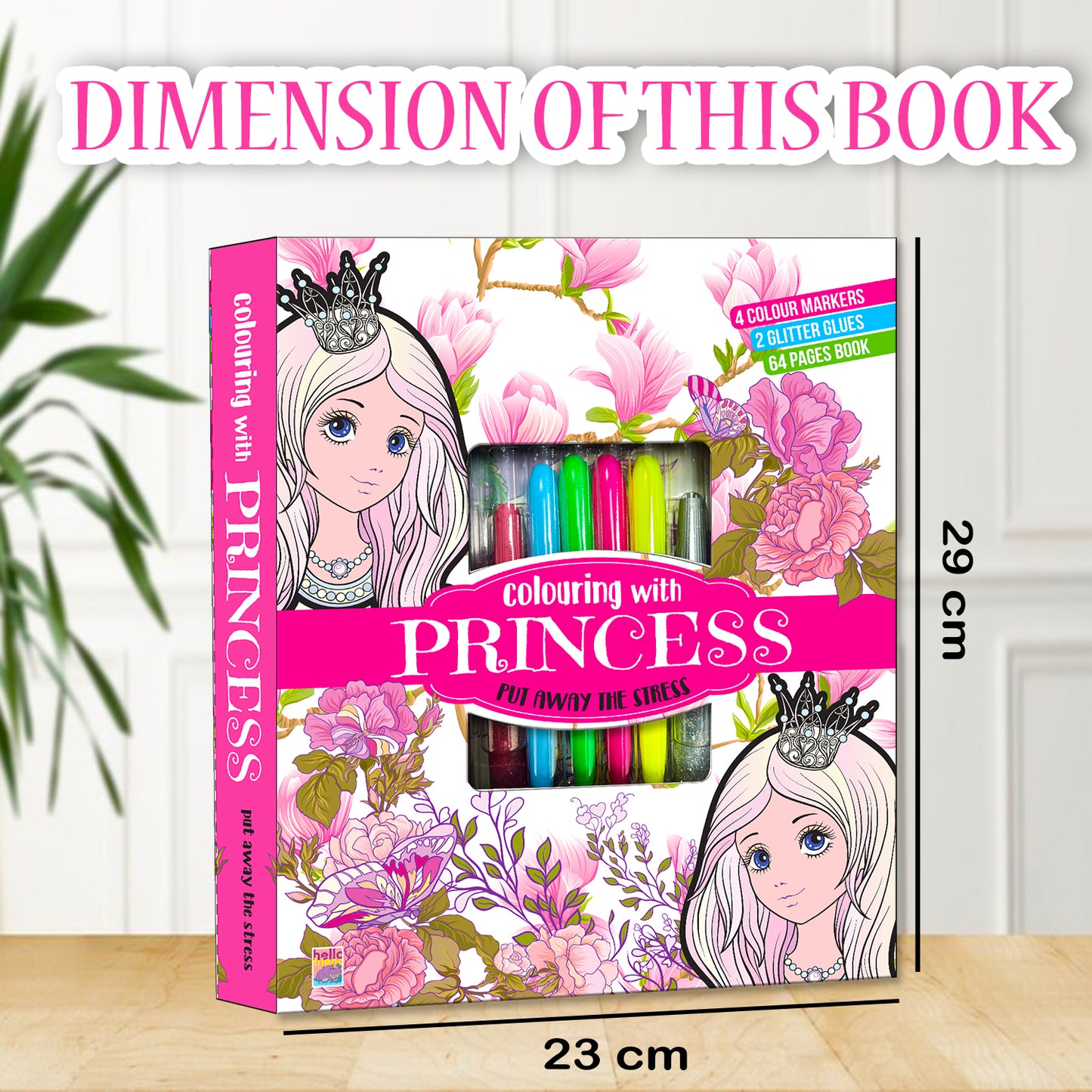 Colouring with Princess | Princess Coloring Book for Kids | Magical Creative Coloring Book