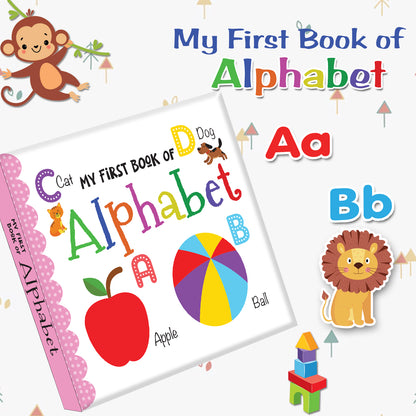 My First Book of Alphabet | ABC Learning Board Book for Toddlers | Early Learning & First Words