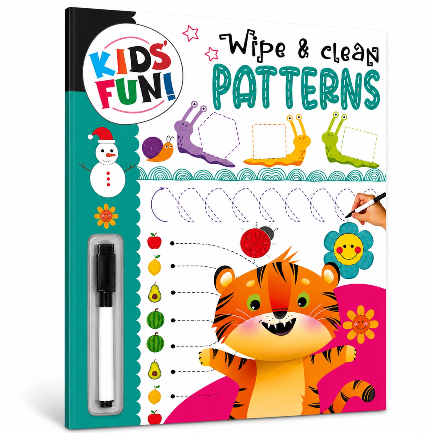 Wipe & Clean Patterns - Fun Learning cover with girl