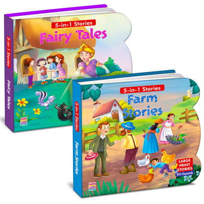 Fairy Tales + Farm Stories | 2-Book Story Combo for Kids 3+
