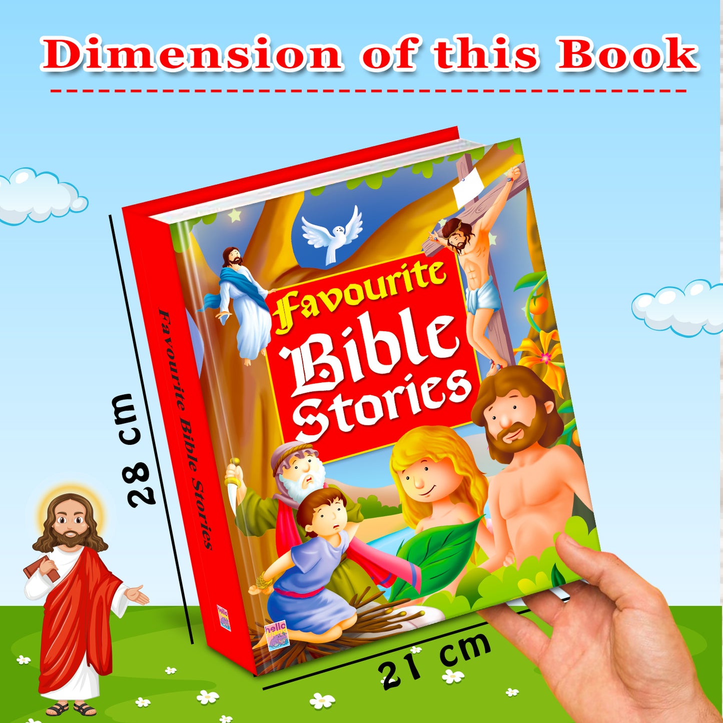 Favourite Bible Stories | Illustrated Bible Story Collection for Kids | Christian Religious Book