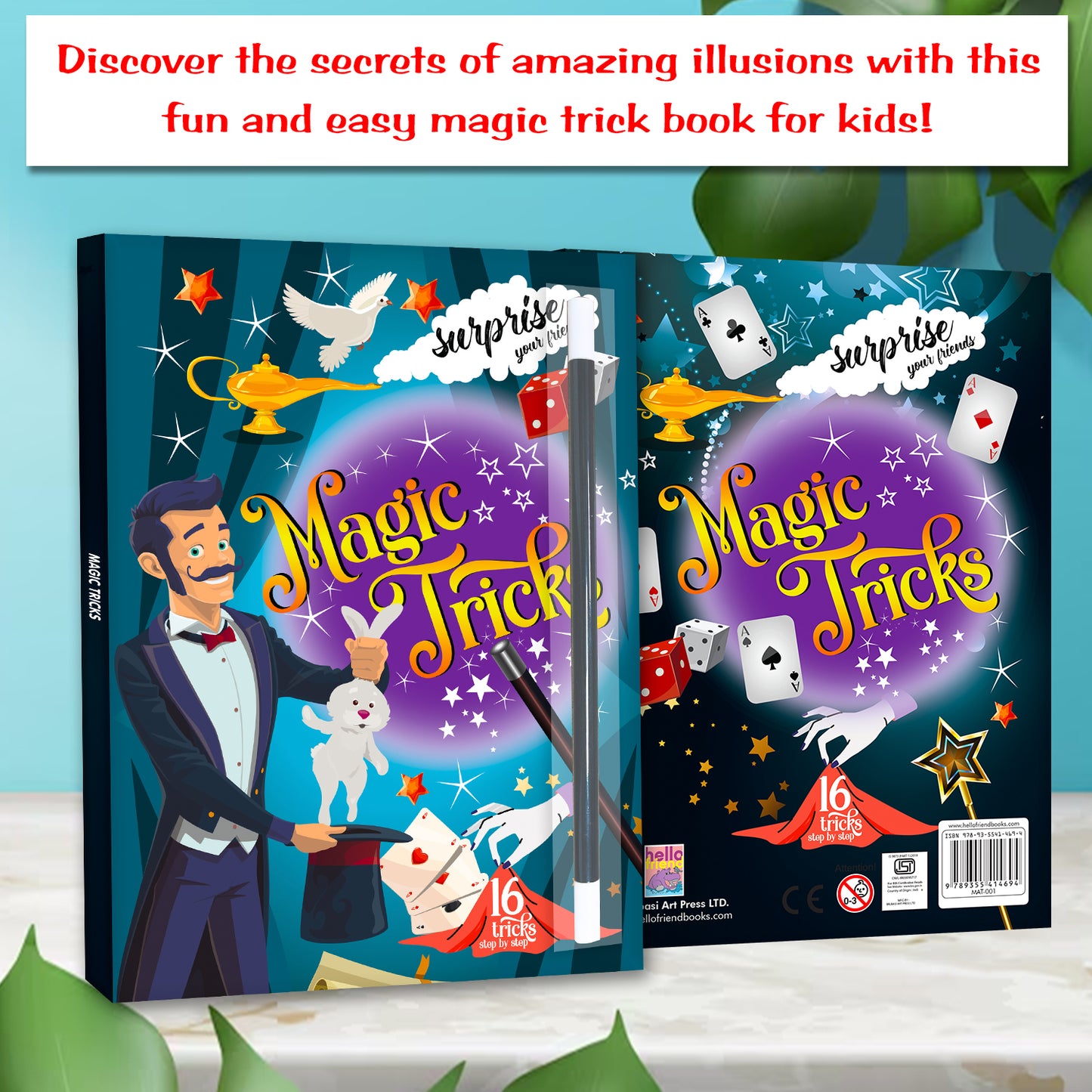 Magic Tricks Activity Kit for Kids | Fun & Easy Magic Tricks Book | Interactive Activity & DIY Kit