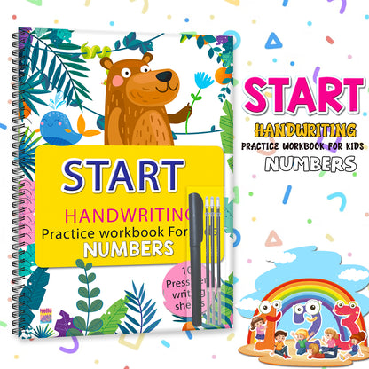 Start handwriting workbook number book