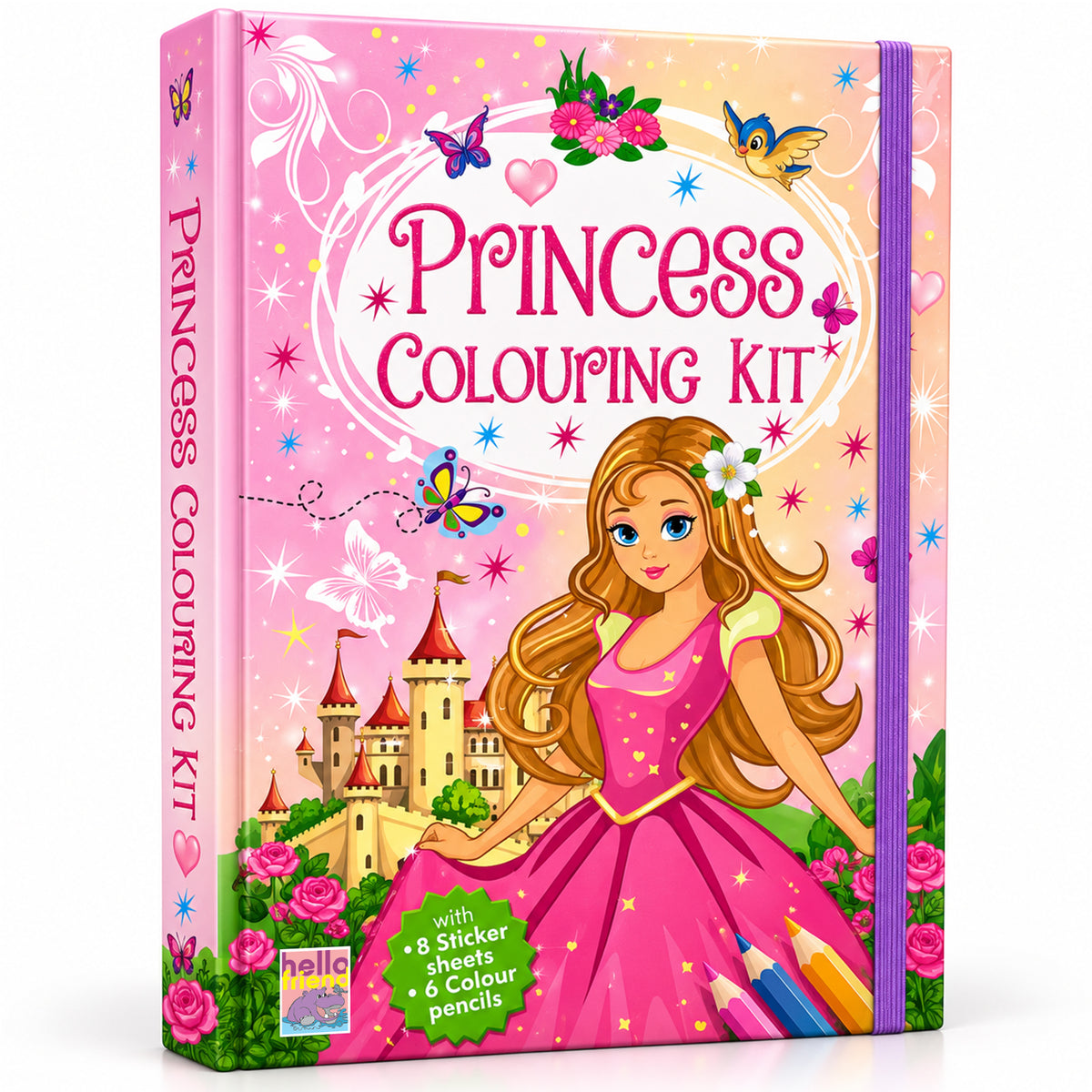 Princess Colouring Kit | Princess Coloring & Creative Activity Kit for Kids | Magical Art & Learning Kit