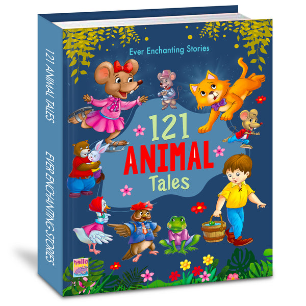 121 Animal Tales Stories | Illustrated Animal Story Book for Kids