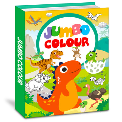 Jumbo Color – Dinosaurs | Jumbo Dinosaur Coloring Book for Kids | Big Prehistoric Activity Book