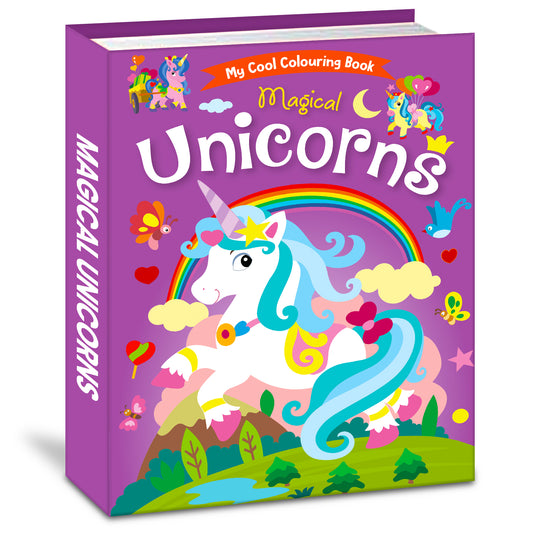 My Cool Colouring Book – Magical Unicorn | Unicorn Coloring Book for Kids | Creative Coloring Activity Book