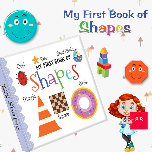 My First Book of Shapes | Shape Learning Board Book for Toddlers | Early Learning Picture Book