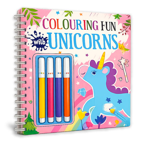 Colouring Fun With Unicorns | Unicorn Coloring Book for Kids | Creative Coloring Activity Book