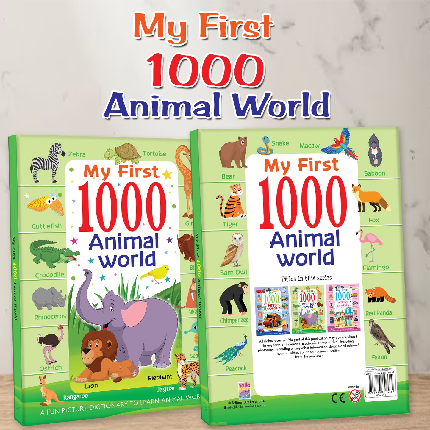 My first 1000 animal world