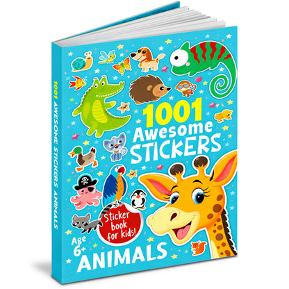 1001 Awesome Stickers – Animals | Mega Sticker Activity Book for Kids | Creative Play & Fun Learning