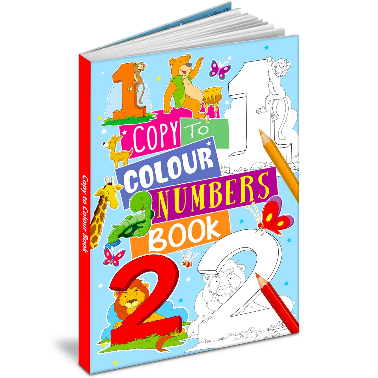 Copy to Colour – Numbers Book | Learn 1 to 100 with Copy & Color Activity Book for Kids