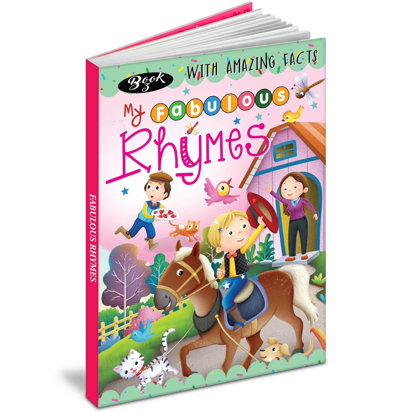 My Fabulous Rhymes Book 3 | Illustrated Nursery Rhymes Book for Early Readers & Early Learning
