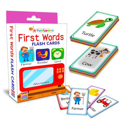 First Words Flash Cards | Picture & Vocabulary Learning Cards for Kids