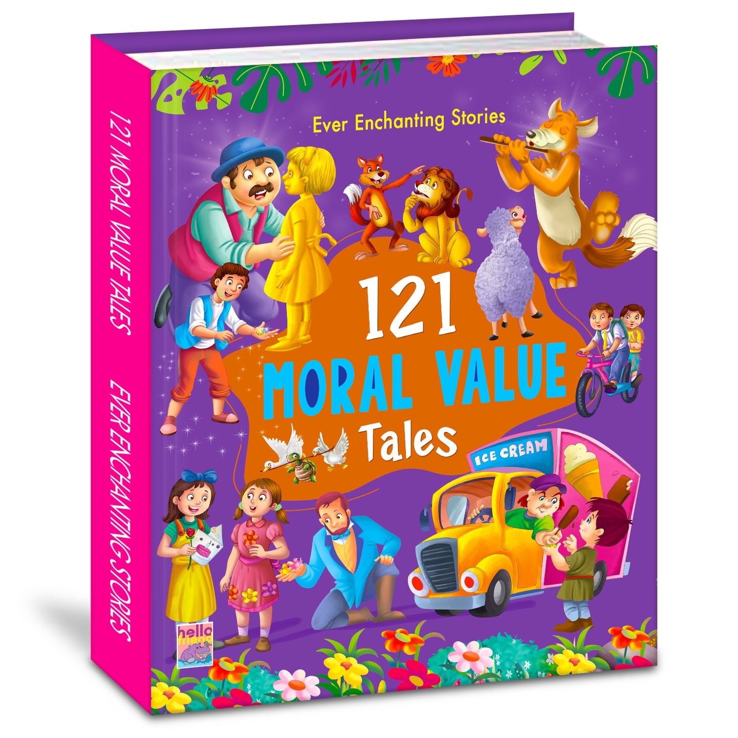 121 Moral Value Stories | Illustrated Bedtime Story Book for Kids