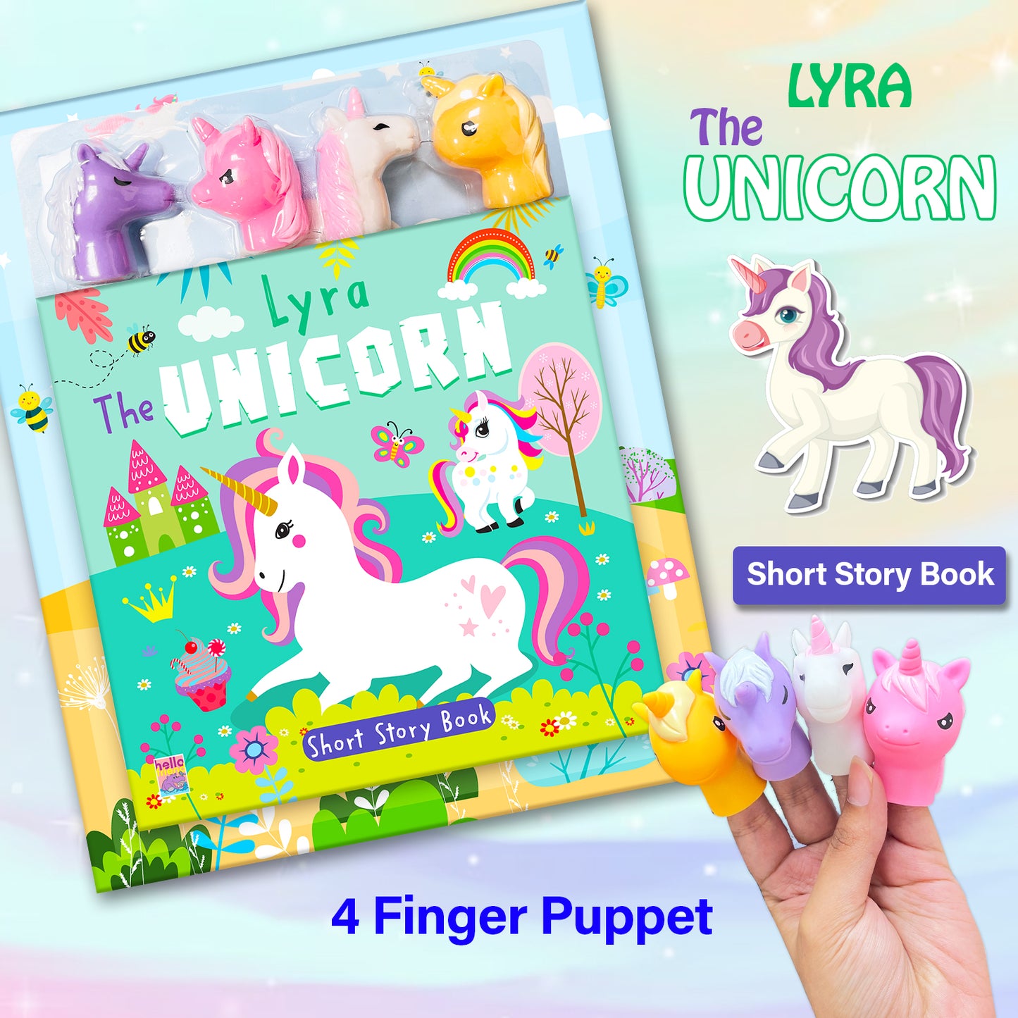 Lyra the Unicorn | Magic & Activity Book for Kids | Interactive Creative Activity Kit