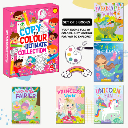 Copy to Colour Ultimate Collection | Ultimate Copy & Color Activity Book Collection for Kids