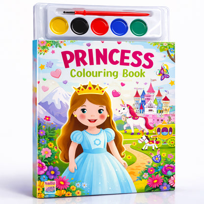 Princess Colouring Book | Princess Colouring Activity Book for Kids | Creative Learning & Fun Colouring Book
