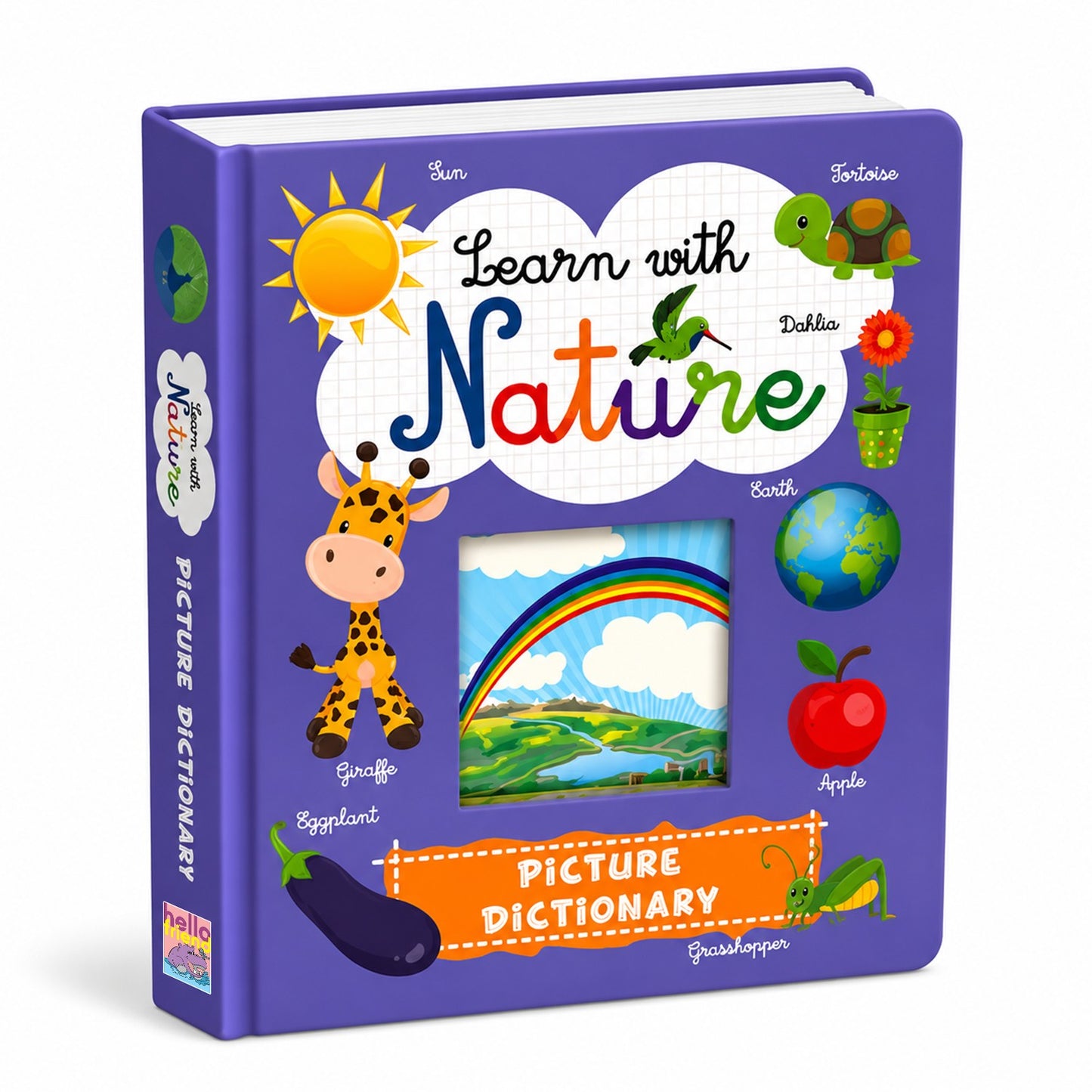 Learn with Nature – Picture Dictionary | Nature & Early Learning Board Book for Kids