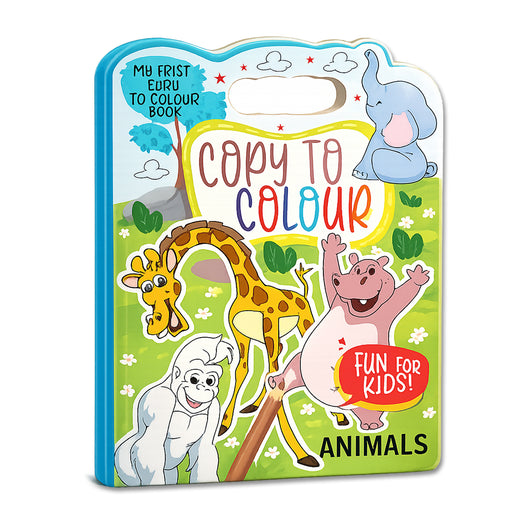 Copy to Colour – Animals | Animal Copy & Color Activity Book for Kids | Fun Learning Coloring Book