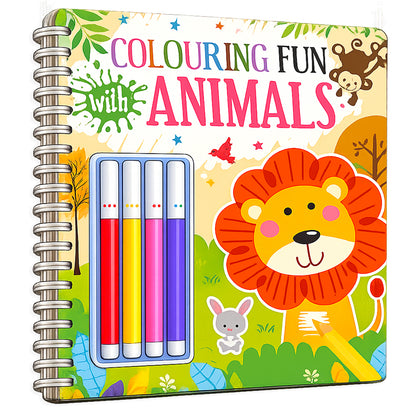Colouring Fun With Animals | Animal Coloring Book for Kids | Creative Coloring Activity Book