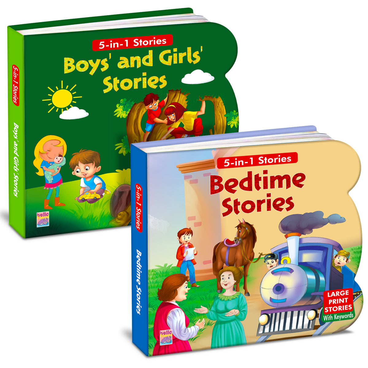 Boys & Girls Stories + Bedtime Stories | 2-Book Story Combo for Kids 3+