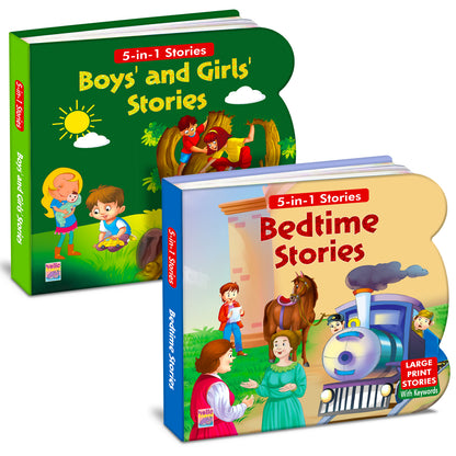 Boys & Girls Stories + Bedtime Stories | 2-Book Story Combo for Kids 3+