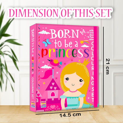 Princess Colouring Kit | Princess Coloring & Creative Activity Kit for Kids | Magical Art & Learning Kit