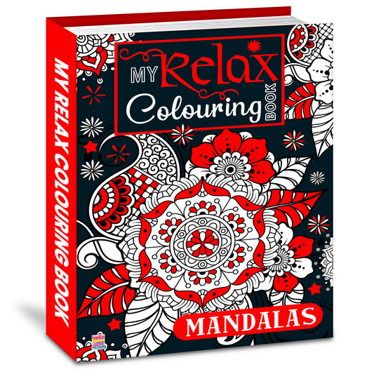 My Relax Colouring Mandala Book | Mindful Mandala Coloring Book for Kids | Creative & Stress Relief Activity Book