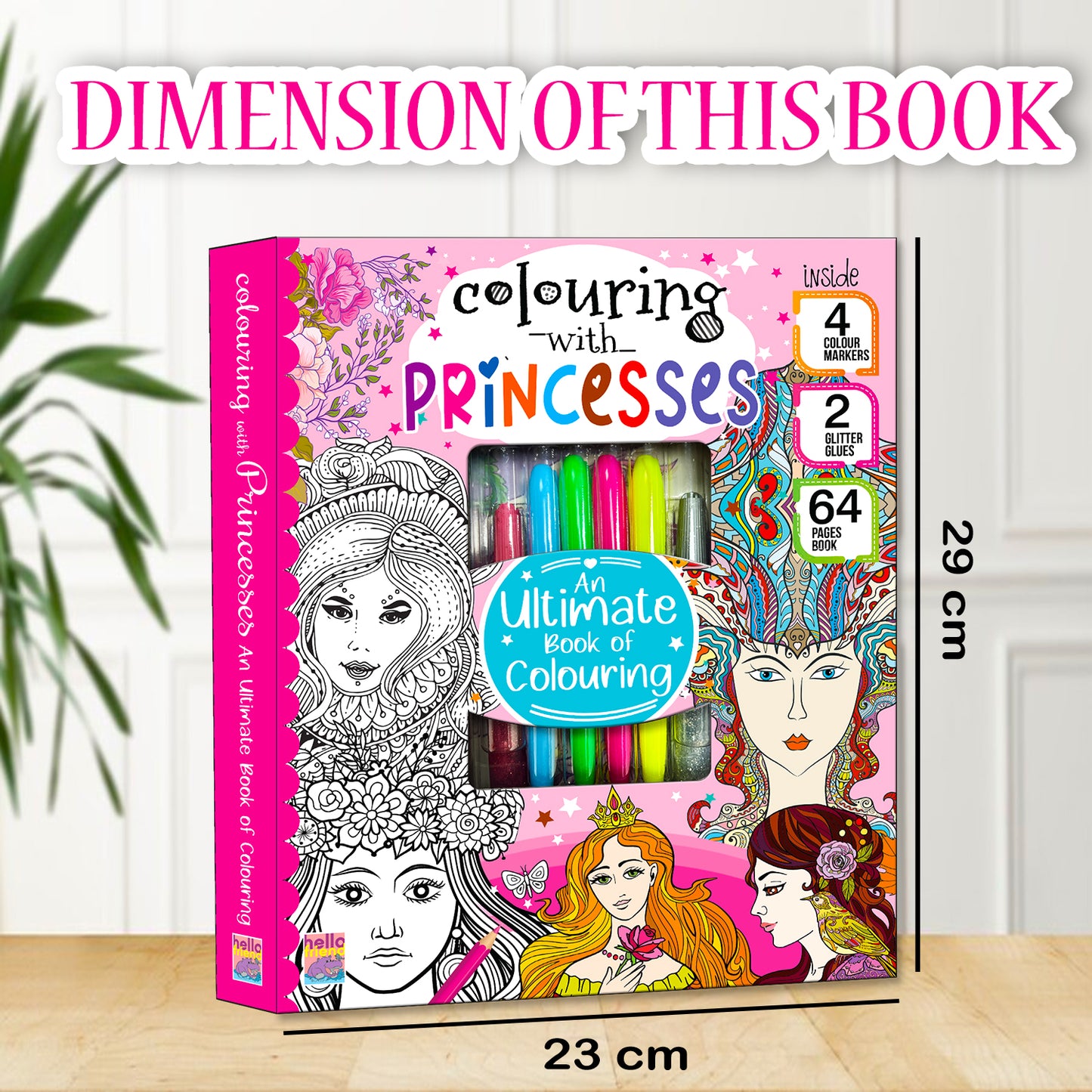 Colouring with Princess | Princess Coloring Book for Kids | Magical Creative Coloring Book