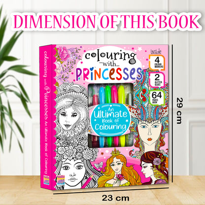 Colouring with Princess | Princess Coloring Book for Kids | Magical Creative Coloring Book