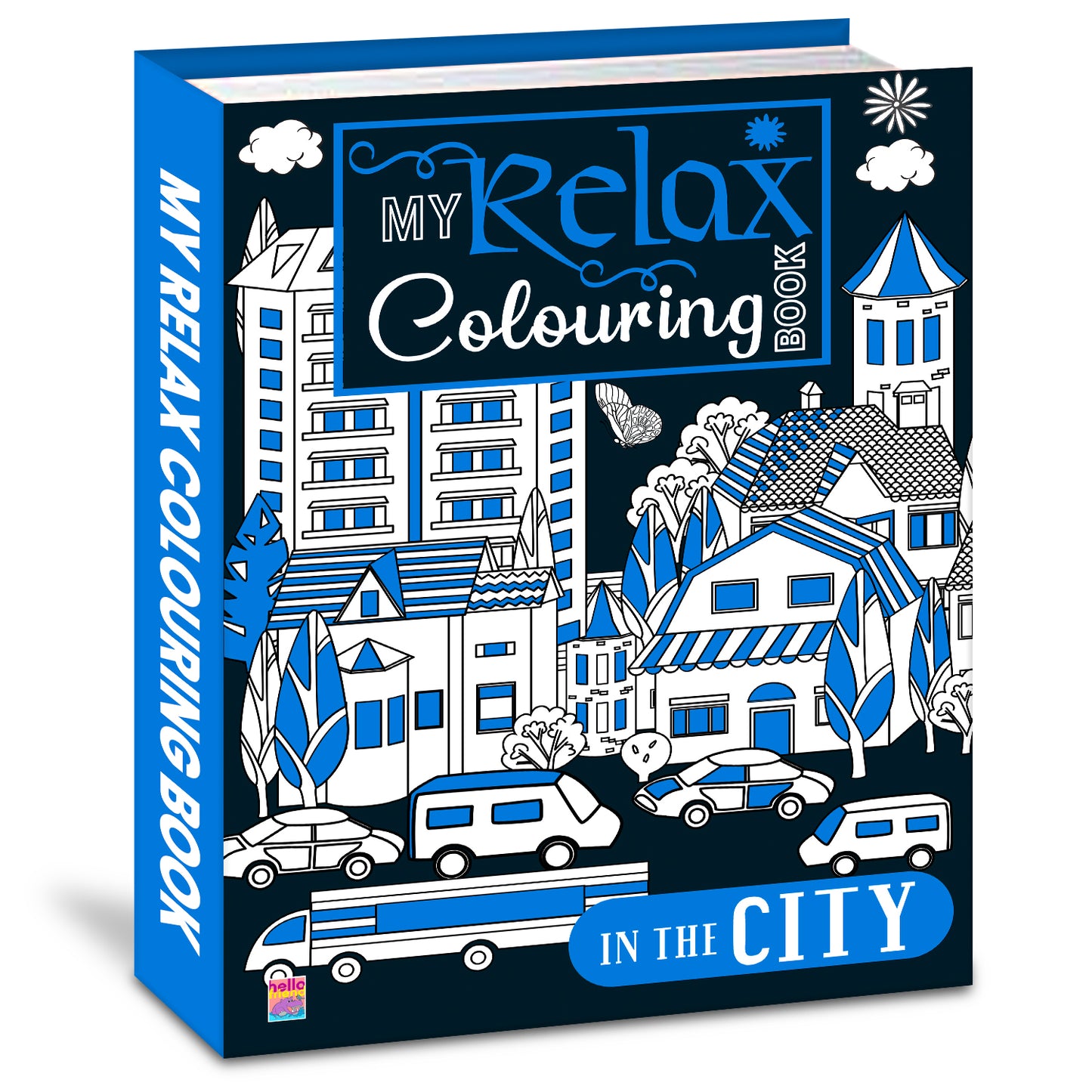 My Relax Colouring Book – In the City | Stress Relief Coloring Book for Kids | City-Themed Creative Activity Book